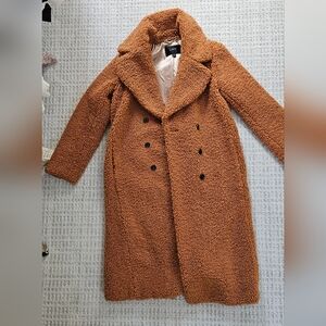 Women's Brown Teddy Coat